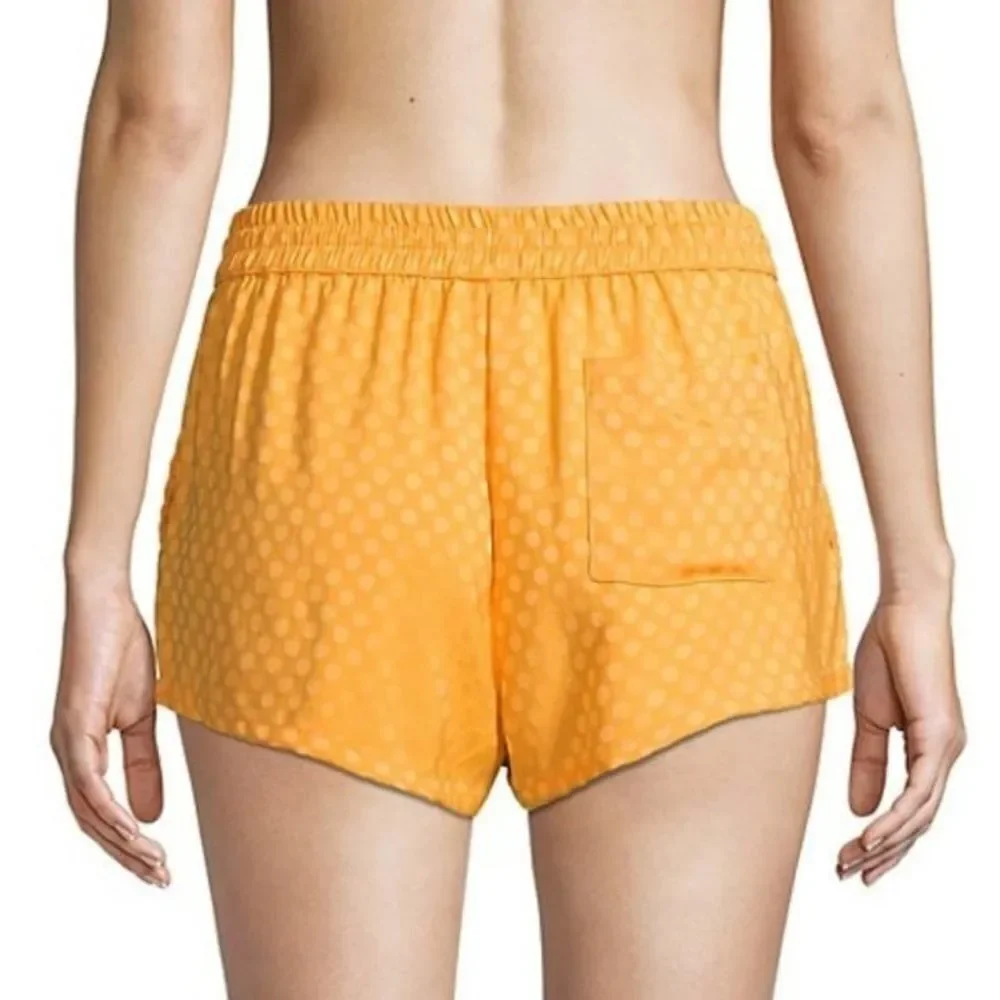 ONIA Aleen Printed Drawstring Cover-up Shorts